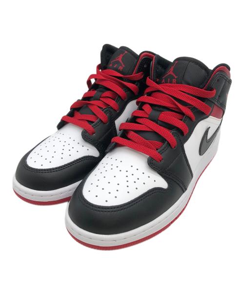 NIKE（ナイキ）NIKE (ナイキ) AIR JORDAN1　エアジョーダン1 ミッド ジムレッド ブラック×レッド サイズ:24.5cmの古着・服飾アイテム