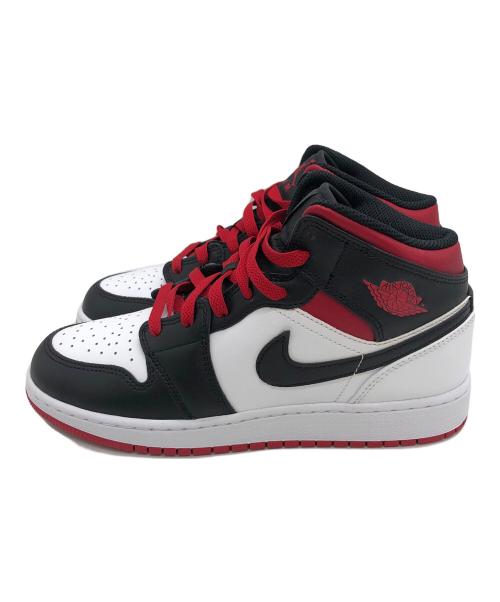NIKE（ナイキ）NIKE (ナイキ) AIR JORDAN1　エアジョーダン1 ミッド ジムレッド ブラック×レッド サイズ:24.5cmの古着・服飾アイテム