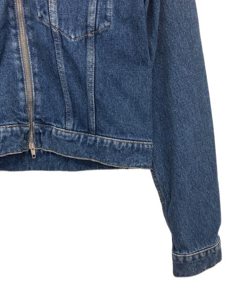 BALENCIAGA（バレンシアガ）BALENCIAGA (バレンシアガ)  Zip Up Denim Jacket ジップアップデニムジャケット インディゴ サイズ:48の古着・服飾アイテム