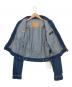 中古・古着 BALENCIAGA (バレンシアガ)  Zip Up Denim Jacket ジップアップデニムジャケット インディゴ サイズ:48：45000円