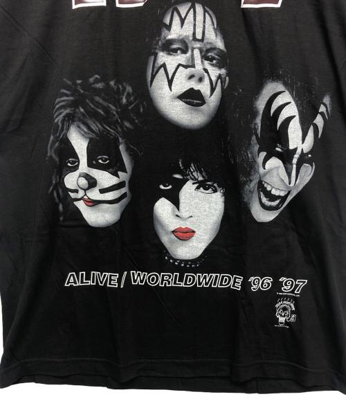 CRONIES（クロウニーズ）CRONIES (クロウニーズ) KISS ALIVE/WORLDWIDE 96 97 ツアーTシャツ ブラック サイズ:Lの古着・服飾アイテム