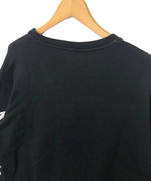 GIVENCHY（ジバンシィ）GIVENCHY (ジバンシィ) ロゴエンブロイダリースウェット ブラック サイズ:Lの古着・服飾アイテム