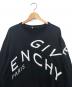 GIVENCHY (ジバンシィ) ロゴエンブロイダリースウェット ブラック サイズ:L：26000円