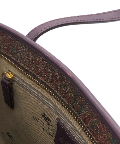 ETRO（エトロ）ETRO (エトロ) トートバッグ オリーブ×パープルの古着・服飾アイテム