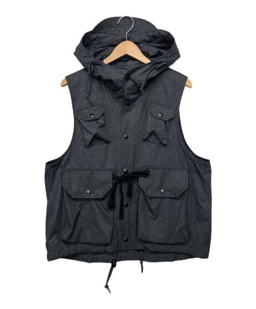 Engineered Garments（エンジニアドガーメンツ）Engineered Garments (エンジニアードガーメンツ) フード付ベスト グレー サイズ:Sの古着・服飾アイテム