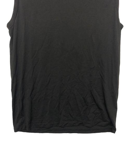 COMOLI（コモリ）COMOLI (コモリ) サマーウール天竺 ノースリーブ　23SS  ブラック サイズ:3の古着・服飾アイテム