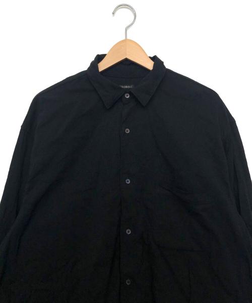COMOLI（コモリ）COMOLI (コモリ) オックスシャツ 長袖シャツ ブラック サイズ:4の古着・服飾アイテム