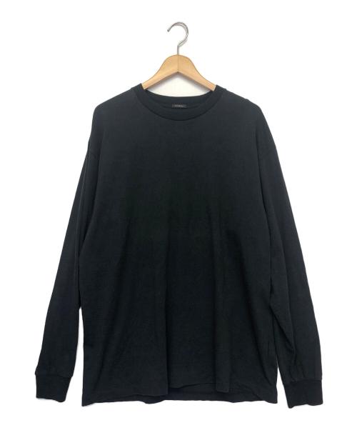 COMOLI（コモリ）COMOLI (コモリ) 空紡天竺長袖クルー ブラック サイズ:3の古着・服飾アイテム
