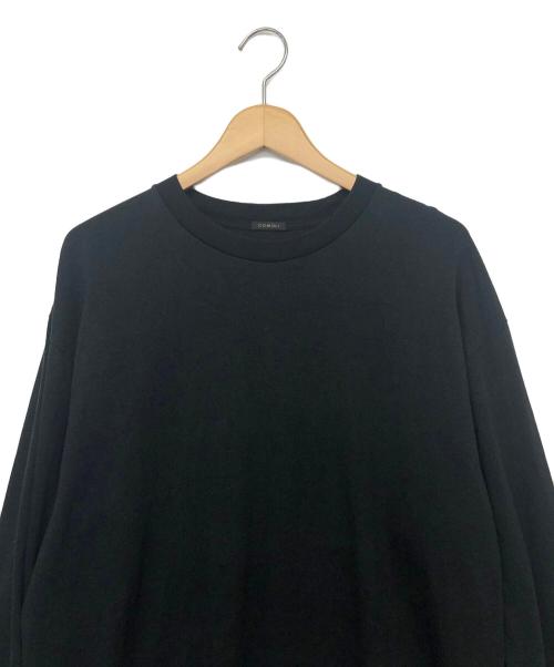 COMOLI（コモリ）COMOLI (コモリ) 空紡天竺長袖クルー ブラック サイズ:3の古着・服飾アイテム