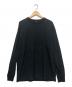 COMOLI（コモリ）の古着「空紡天竺長袖クルー」｜ブラック