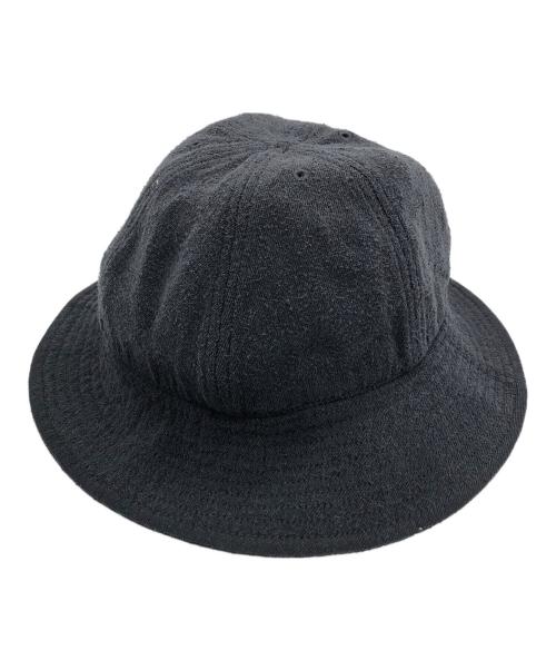 COMOLI（コモリ）COMOLI (コモリ) シルクネップハット ブラックの古着・服飾アイテム