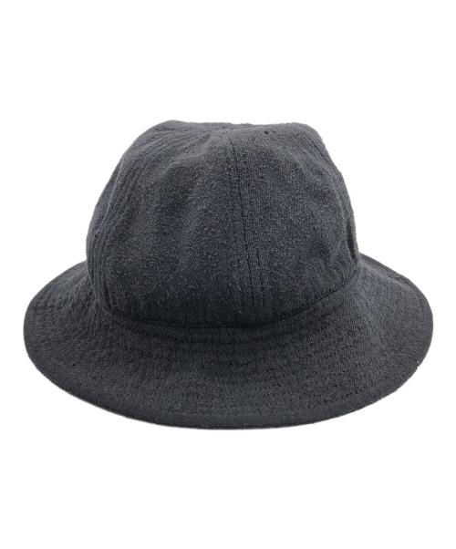 COMOLI（コモリ）COMOLI (コモリ) シルクネップハット ブラックの古着・服飾アイテム