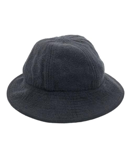 COMOLI（コモリ）COMOLI (コモリ) シルクネップハット ブラックの古着・服飾アイテム