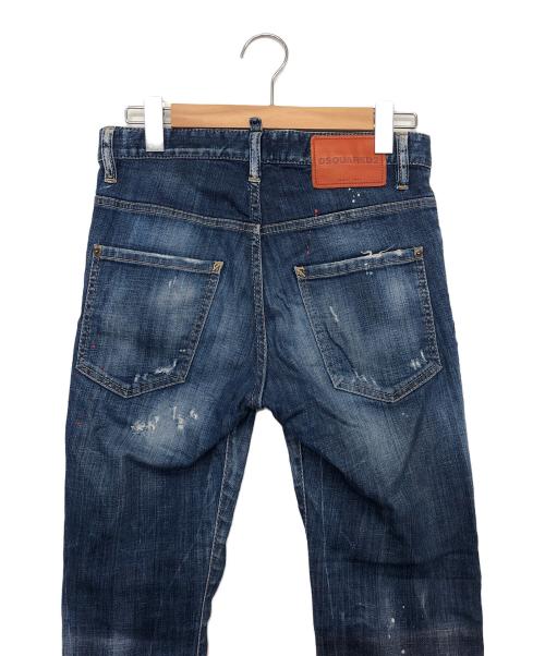 DSQUARED2（ディースクエアード）DSQUARED2 (ディースクエアード) HONEY BABY WASH SKATER JEAN インディゴ サイズ:42の古着・服飾アイテム