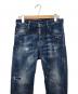 DSQUARED2 (ディースクエアード) HONEY BABY WASH SKATER JEAN インディゴ サイズ:42：12000円