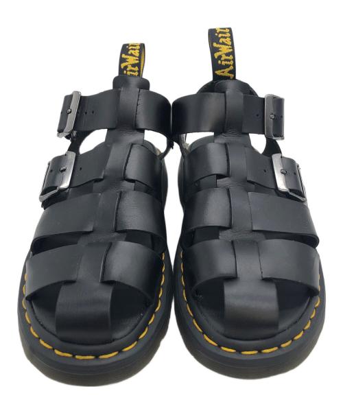 Dr.Martens（ドクターマーチン）Dr.Martens (ドクターマーチン) フィッシャーマンサンダル ブラック サイズ:24.5cmの古着・服飾アイテム