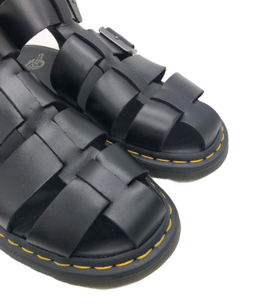 Dr.Martens（ドクターマーチン）Dr.Martens (ドクターマーチン) フィッシャーマンサンダル ブラック サイズ:24.5cmの古着・服飾アイテム