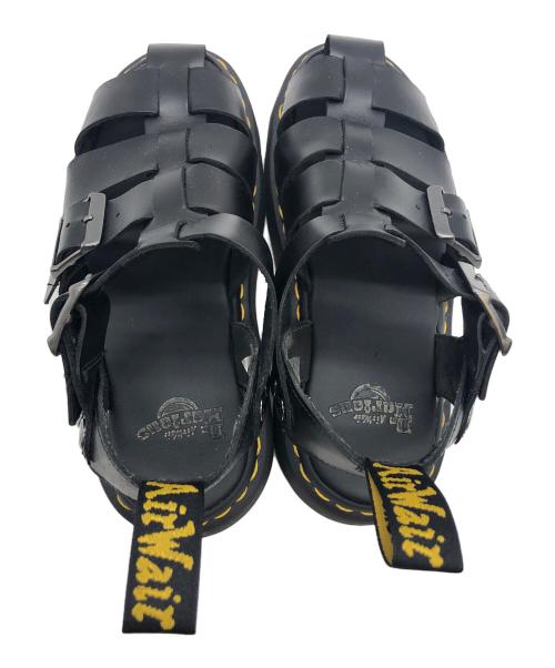 Dr.Martens（ドクターマーチン）Dr.Martens (ドクターマーチン) フィッシャーマンサンダル ブラック サイズ:24.5cmの古着・服飾アイテム