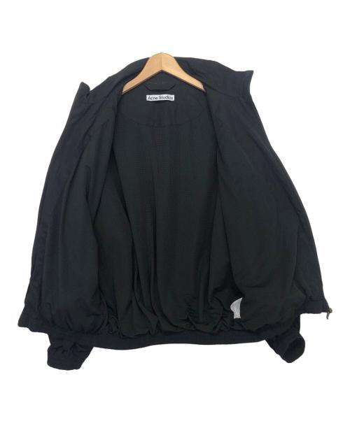 Acne studios（アクネ ストゥディオス）Acne studios (アクネ ストゥディオス) ロゴジッパージャケット ブラック サイズ:44の古着・服飾アイテム