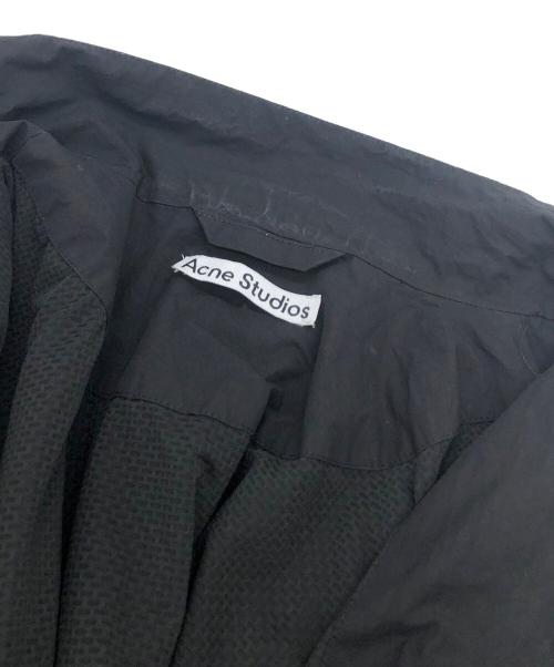 Acne studios（アクネ ストゥディオス）Acne studios (アクネ ストゥディオス) ロゴジッパージャケット ブラック サイズ:44の古着・服飾アイテム