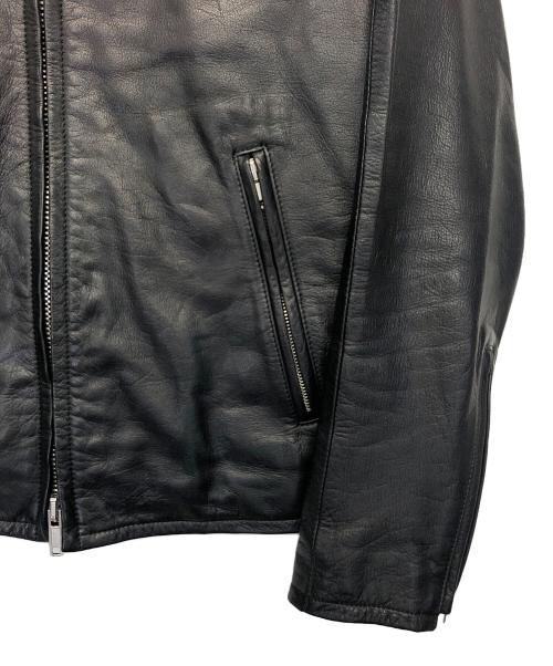 LITHIUM HOMME（リチウムオム・ファム）LITHIUM HOMME (リチウムオム・ファム) シングルライダースジャケット ブラック サイズ:44の古着・服飾アイテム