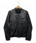 LITHIUM HOMME（リチウムオム・ファム）の古着「シングルライダースジャケット」｜ブラック