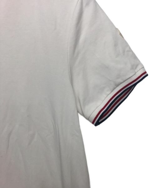 MONCLER（モンクレール）MONCLER (モンクレール) 半袖カットソー ホワイト サイズ:Sの古着・服飾アイテム