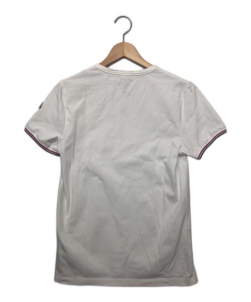 MONCLER（モンクレール）MONCLER (モンクレール) 半袖カットソー ホワイト サイズ:Sの古着・服飾アイテム