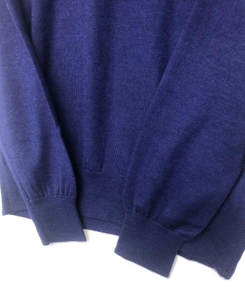 TOMORROW LAND tricot（トゥモローランド トリコ）TOMORROW LAND tricot (トゥモローランド トリコ) 薄手ニット ブルー サイズ:Sの古着・服飾アイテム