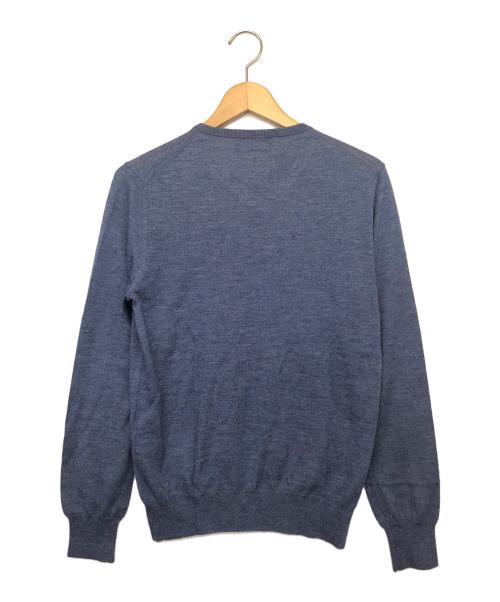 TOMORROW LAND tricot（トゥモローランド トリコ）TOMORROW LAND tricot (トゥモローランド トリコ) Vネックニット ブルー サイズ:Sの古着・服飾アイテム