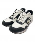 GUCCIグッチ）の古着「スニーカー」｜ホワイト×ネイビー