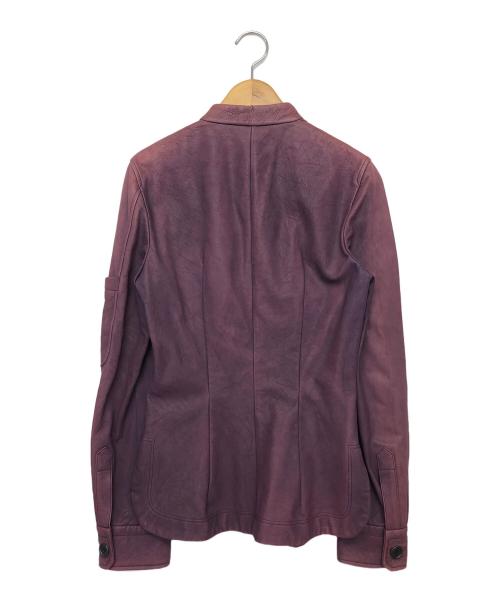 BALLY（バリー）BALLY (バリー) レザージャケット パープル サイズ:38の古着・服飾アイテム