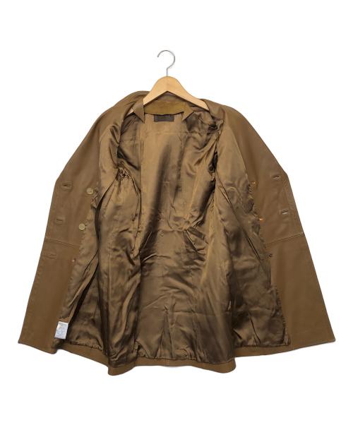 LOEWE（ロエベ）LOEWE (ロエベ) レザーコート ブラウン サイズ:36の古着・服飾アイテム