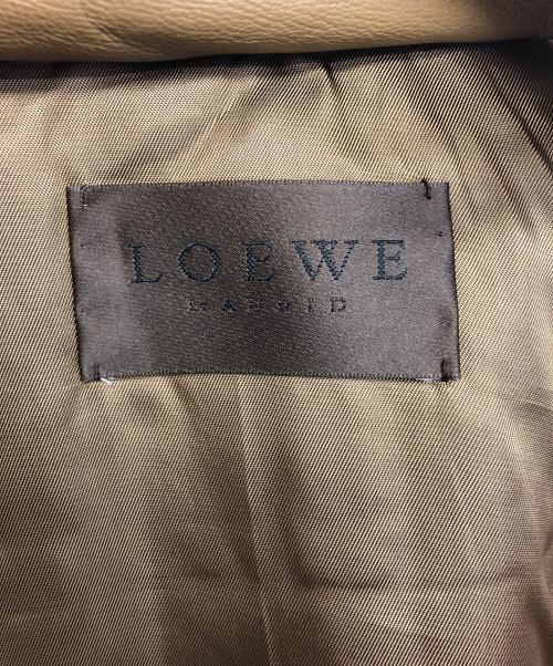 LOEWE（ロエベ）LOEWE (ロエベ) レザーコート ブラウン サイズ:36の古着・服飾アイテム