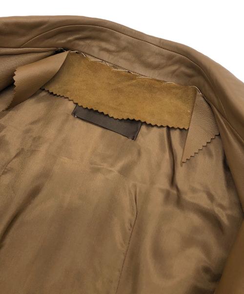 LOEWE（ロエベ）LOEWE (ロエベ) レザーコート ブラウン サイズ:36の古着・服飾アイテム