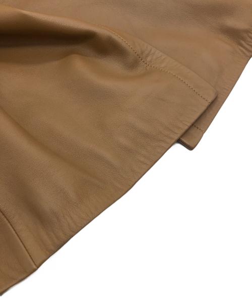 LOEWE（ロエベ）LOEWE (ロエベ) レザーコート ブラウン サイズ:36の古着・服飾アイテム