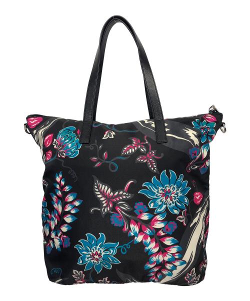 PRADA（プラダ）PRADA (プラダ) 2WAYトートバッグ ブラックの古着・服飾アイテム