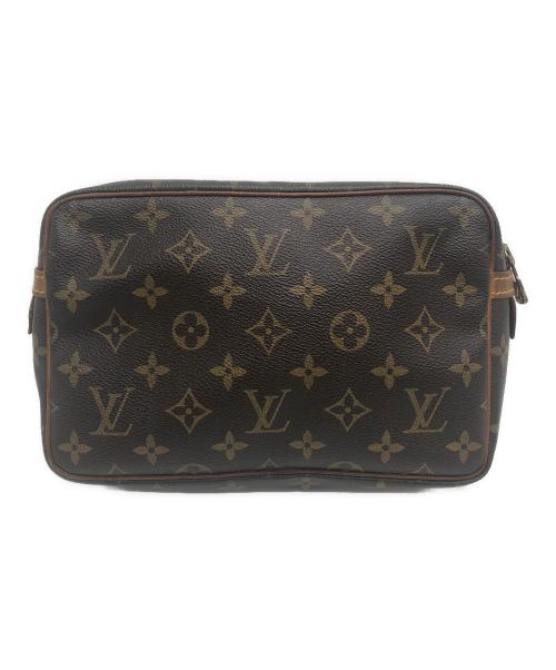 LOUIS VUITTON（ルイ ヴィトン）LOUIS VUITTON (ルイ ヴィトン) コンピエーニュ23　モノグラム　セカンドバッグ ブラウンの古着・服飾アイテム