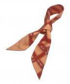 HERMESエルメス）の古着「ツイリー」｜オレンジ