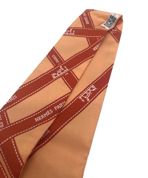 HERMES（エルメス）HERMES (エルメス) ツイリー オレンジの古着・服飾アイテム