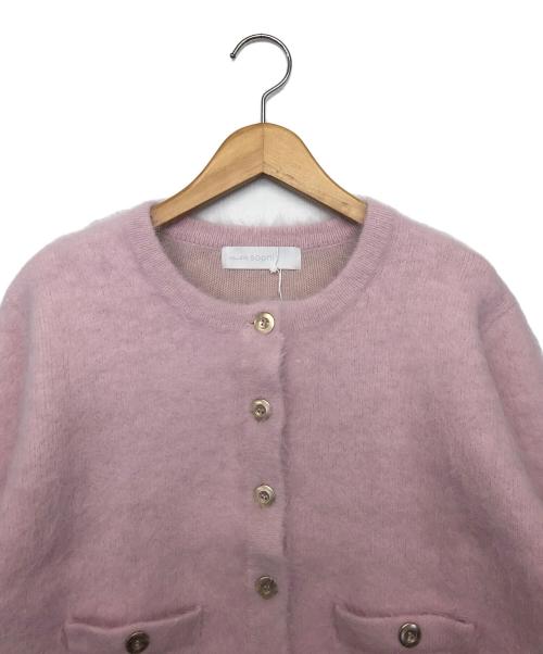 NOLLEY'S（ノーリーズ）NOLLEY'S (ノーリース) ニットジャケット ピンク サイズ:38 未使用品の古着・服飾アイテム