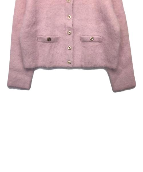 NOLLEY'S（ノーリーズ）NOLLEY'S (ノーリース) ニットジャケット ピンク サイズ:38 未使用品の古着・服飾アイテム