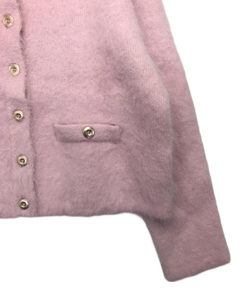 NOLLEY'S（ノーリーズ）NOLLEY'S (ノーリース) ニットジャケット ピンク サイズ:38 未使用品の古着・服飾アイテム