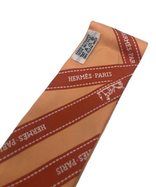 HERMES（エルメス）HERMES (エルメス) ツイリー オレンジの古着・服飾アイテム