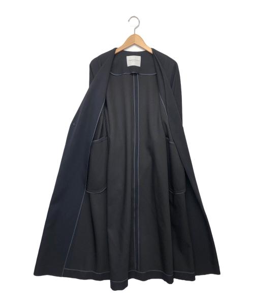 TOMORROW LAND（トゥモローランド）TOMORROW LAND (トゥモローランド) ロングコート ブラック サイズ:36の古着・服飾アイテム