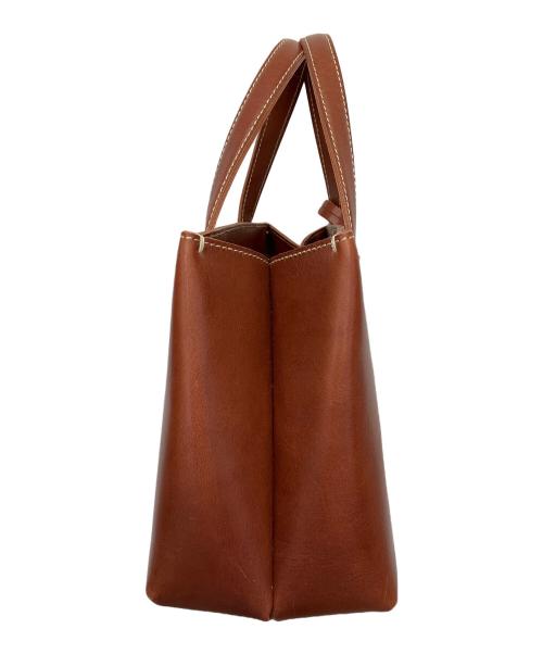 土屋鞄（ツチヤカバン）土屋鞄 (ツチヤカバン) レザートートバッグ ブラウンの古着・服飾アイテム