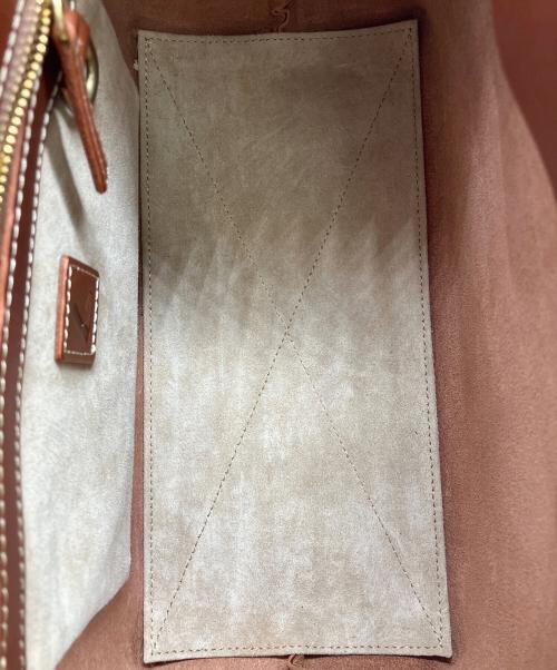 土屋鞄（ツチヤカバン）土屋鞄 (ツチヤカバン) レザートートバッグ ブラウンの古着・服飾アイテム