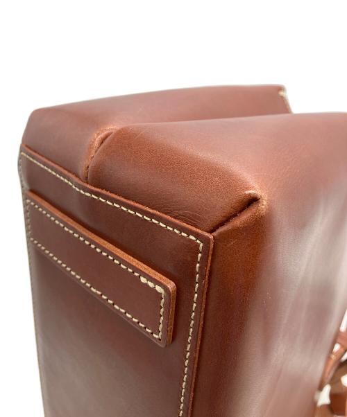 土屋鞄（ツチヤカバン）土屋鞄 (ツチヤカバン) レザートートバッグ ブラウンの古着・服飾アイテム
