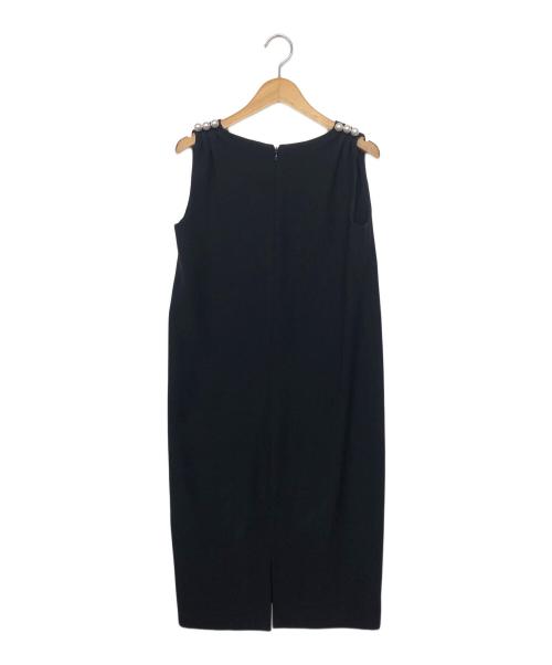 YOKO CHAN（ヨーコチャン）YOKO CHAN (ヨーコチャン) ノースリーブワンピース ブラック サイズ:36の古着・服飾アイテム