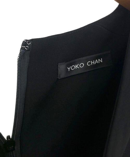YOKO CHAN（ヨーコチャン）YOKO CHAN (ヨーコチャン) ノースリーブワンピース ブラック サイズ:36の古着・服飾アイテム